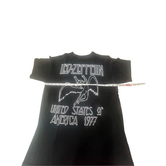 Vintage Led Zeppelin United States of America Tour 1977 T-Shirt Sz M - Picture 5 of 6